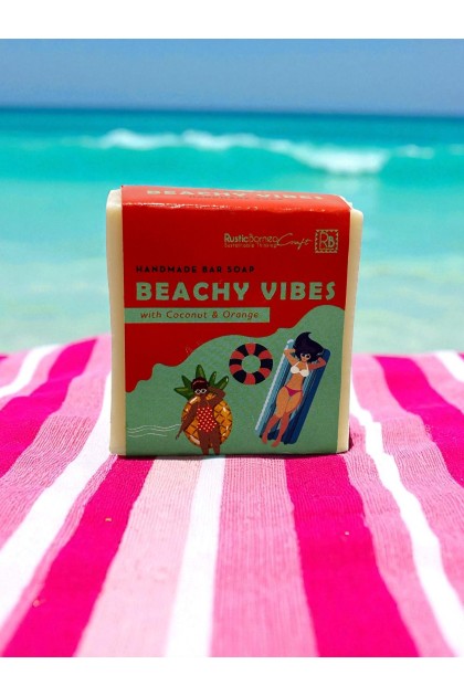 RB Handmade Bar Soap: Beachy Vibes with Coconut & Orange RB Handmade Bar Soap: Beachy Vibes with Coconut & Orange